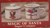 Sakura Debbie Mumm MAGIC OF SANTA Sugar Jar NEW